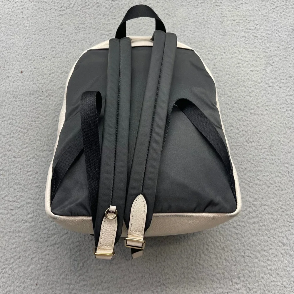 Coach F80550 Pebble Chalk Leather Medium Charlie Backpack Jordyn Handbag Daypack